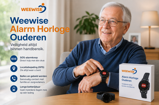 Weewise Alarm Horloge Ouderen: veiligheid altijd binnen handbereik