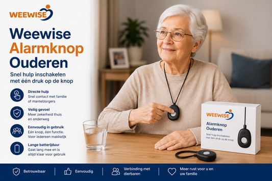 Weewise Alarmknop Ouderen: extra veiligheid met één druk op de knop