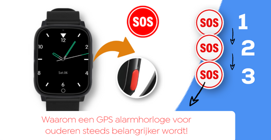 Waarom een GPS alarmhorloge voor ouderen steeds belangrijker wordt