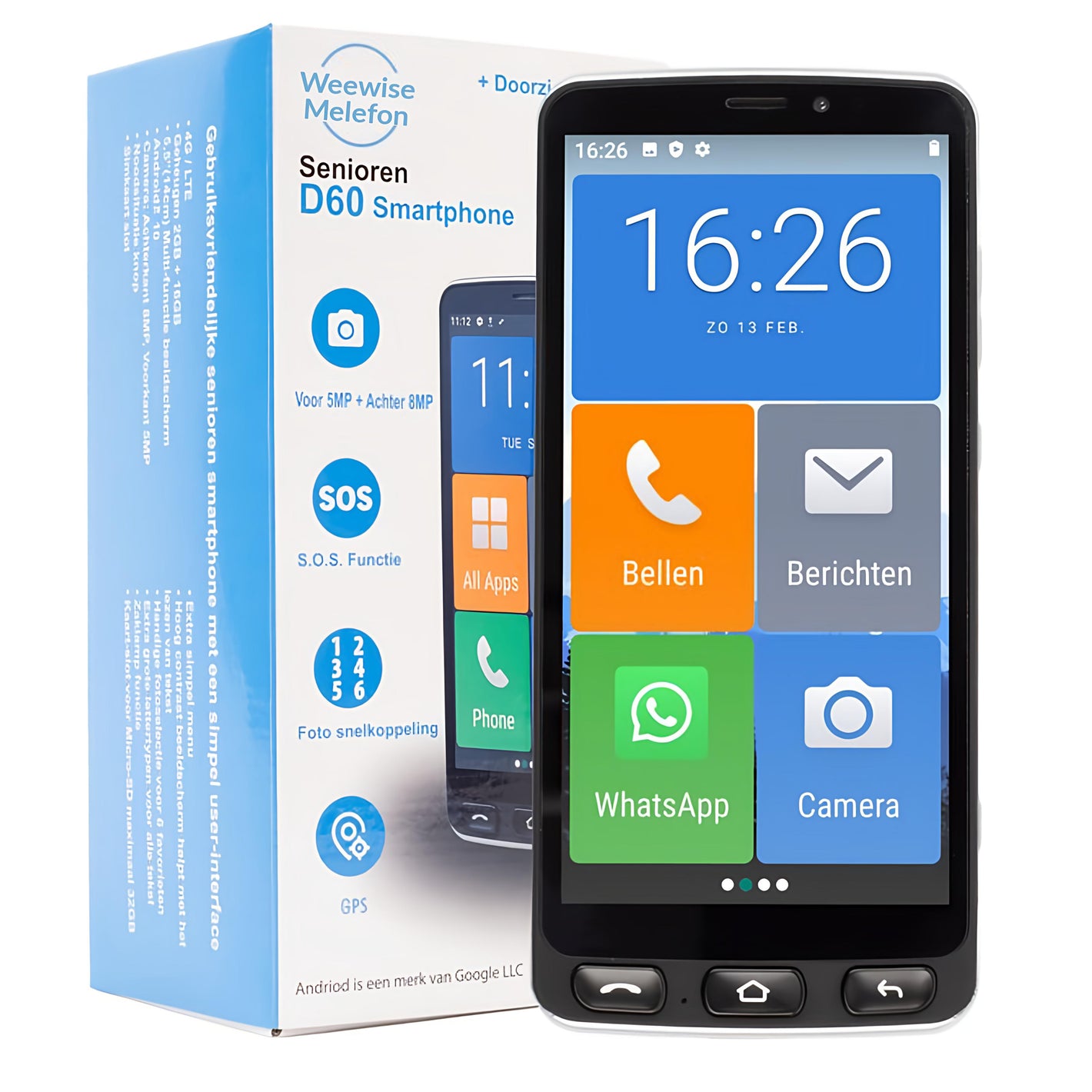 Téléphone senior Weewise Melefon