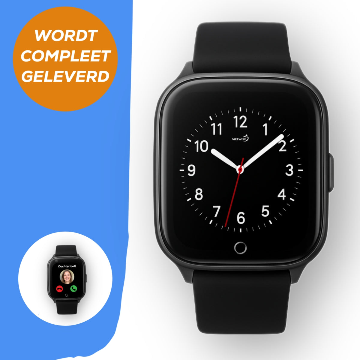 Weewise WS32 GPS Horloge met valdetectie en S)S-Knop
