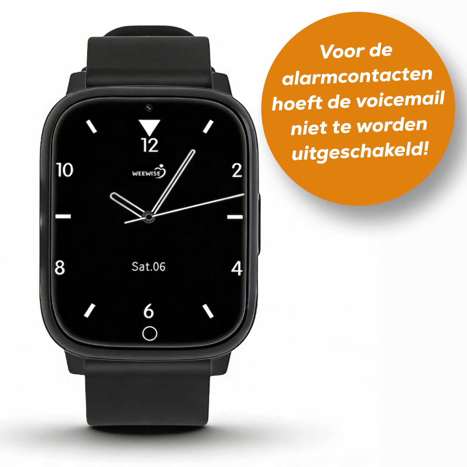 Weewsie WS82 GPS Horloge met valdetectie voor ouderen met SOS-Knop