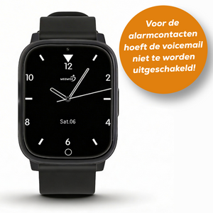 Weewsie WS82 GPS Horloge met valdetectie voor ouderen met SOS-Knop
